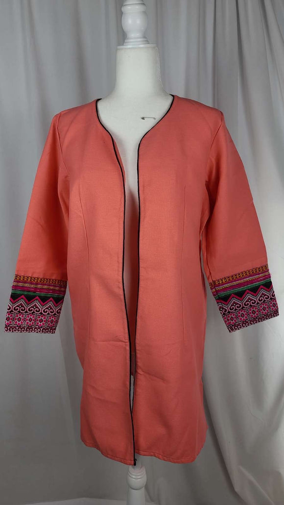 Hmong Peach/Pink Blazer/Jacket