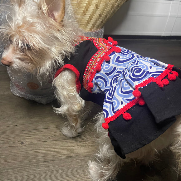 Ethnic Dog Outfit Female Dress 1