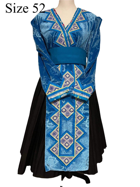 Hmong Outfit Paj Ntaub Tawm Laug Small Puff Shoulder Size 52