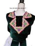 Hmong Outfit Paj Ntaub Tawm Laug Small Puff Shoulder Size 46