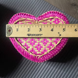 Pink Heart Basket Small