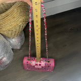 Thai Lis Loos CB Purse w/Cogci Embroidery Pink 2