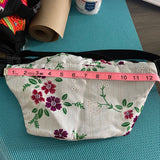 Fanny Pack White Thai Lis Loos Fabric