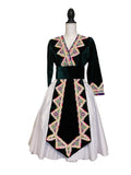 Hmong Outfit Paj Ntaub Tawm Laug Small Puff Shoulder (Size 39)