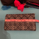 Hand Embroidery/Batik Wallet W/Strap