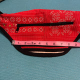 Fanny Pack Hand Embroidery Vintage Fabric