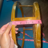 Handmade Bamboo/Rattan 5 Piece Table Set