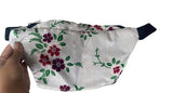 Fanny Pack White Thai Lis Loos Fabric