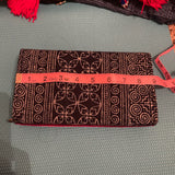 Hand Embroidery/Batik Wallet w/Strap