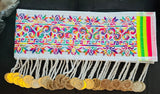 Hmong Hand Embroidery Rainbow Hlab (White Trim) Style 3