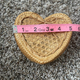 Handmade Bamboo Heart Basket