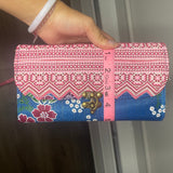 Thai Lis Loos w/ Vintage Embroidery Wallet/Purse