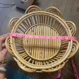 Handmade Bamboo 2 Piece Desert/Food Table Set