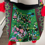 Hand/Machine Embroidery Messenger Bag