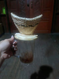 Handmade bamboo/rattan personal coffee/tea filter