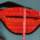 Fanny Pack Hand Embroidery Vintage Fabric