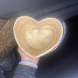 Blue Heart Basket Small