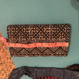 Hand Embroidery/Batik Wallet W/Straps