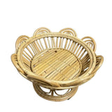 Handmade Bamboo 2 Piece Desert/Food Table Set