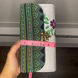 Thai Lis Loos w/ Vintage Embroidery Wallet/Purse