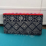 Hand Embroidery/ Batik Wallet with strap