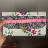 Thai Lis Loos w/ Vintage Embroidery Wallet/Purse