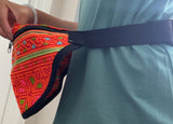 Fanny Pack Hand Embroidery Vintage Fabric