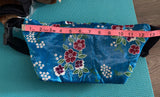 Fanny Pack Light Blue Thai Lis Loos Fabric