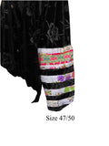 Hmong Stripe Outfit Machine Embroidery Size 47