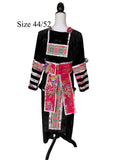 Hmong Stripe Outfit Machine Embroidery Size 44