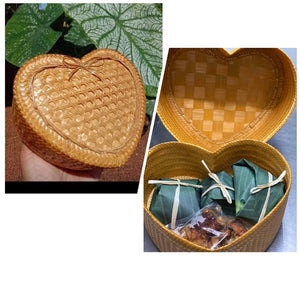 Hmong Bamboo Heart Basket