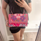 Thai Lis Loos CB Purse w/Cogci Embroidery Pink 2