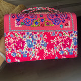 Thai Lis Loos CB Purse w/Cogci Embroidery Pink 2