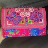 Thai Lis Loos CB Purse w/Cogci Embroidery Pink