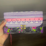 Thai Lis Loos Fabric w/ Vintage Embroidery Wallet/Purse