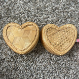 Handmade Bamboo Heart Basket