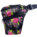 Fanny Pack Black Thai Lis Loos Fabric