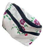 Fanny Pack White Thai Lis Loos Fabric