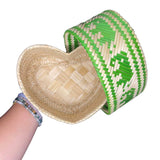 Handmade Bamboo Heart Basket Size Small