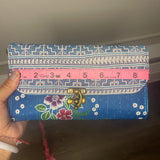 Thai Lis Loos w/ Vintage Embroidery Wallet/Purse