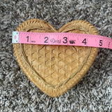 Handmade Bamboo Heart Basket