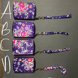 Thai Lis Loos Compact Wallet/Wristlet Fabric 1 Purple