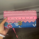 Thai Lis Loos w/ Vintage Embroidery Wallet/Purse