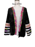 Hmong Stripe Outfit Machine Embroidery Size 47