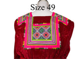 Hmong Outfit Paj Ntaub Tawm Laug Small Puff Shoulder Size 49