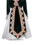 Hmong Outfit Paj Ntaub Tawm Laug Small Puff Shoulder Size 46 Design 1