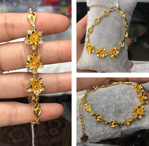 18k Gold Plated Bracelet Style 3 (6.5 inch)