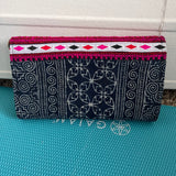 Hmong Embroidery/Batik Wallet w/strap