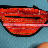 Fanny Pack Hand Embroidery Vintage Fabric