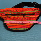 Fanny Pack Hand Embroidery Vintage Fabric